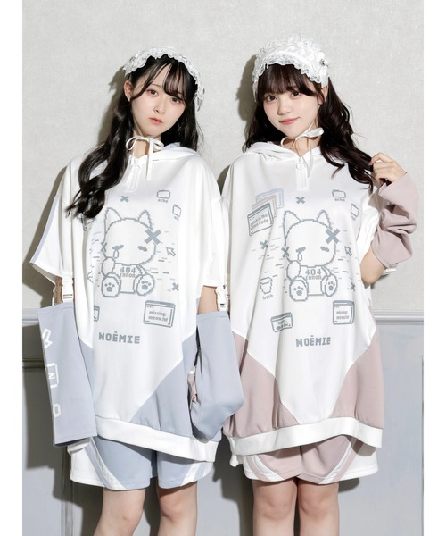 サイバーにゃんにゃんジャージパーカー（パーカー）｜NOEMIE（ノエミー