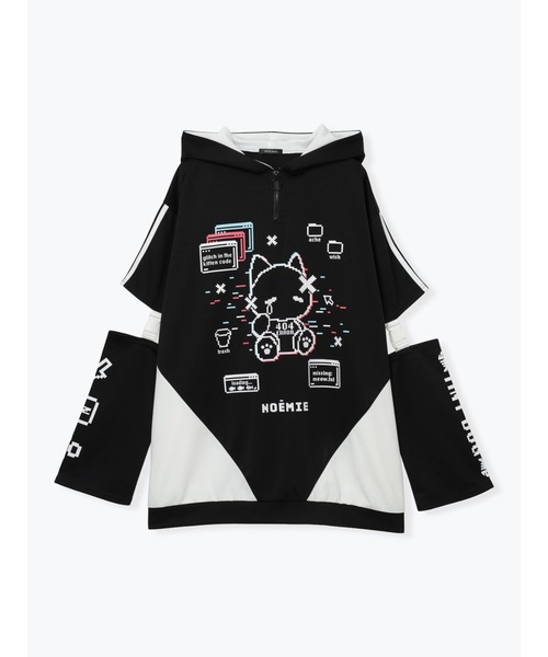 サイバーにゃんにゃんジャージパーカー（パーカー）｜NOEMIE（ノエミー