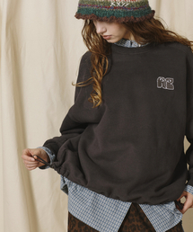 Between A and B（ビトウィーンエイアンドビー）の「レギュラーストリング裏起毛スウェットシャツ[チャコール]（スウェット）」