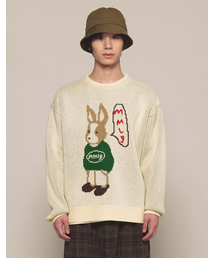 [Mmlg] MELGE TALKING KNIT (IVORY)