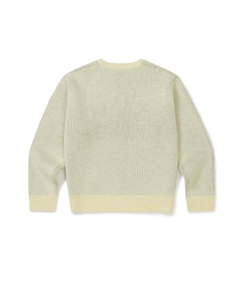 MMLG（エムエムエルジー）の「[Mmlg] MELGE TALKING KNIT (IVORY)（スウェット・レディース・その他・MEDIUM/LARGE/X-LARGE/SMALL）」の3枚目の写真