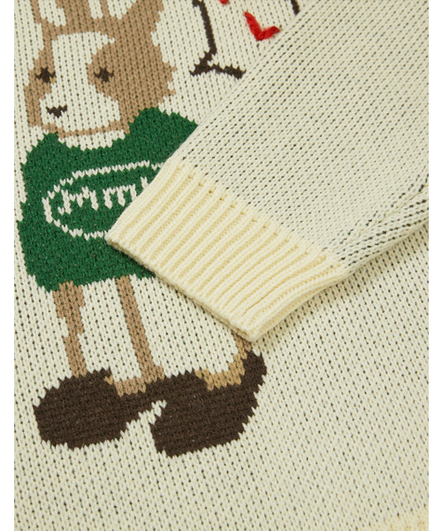 MMLG（エムエムエルジー）の「[Mmlg] MELGE TALKING KNIT (IVORY)（スウェット・レディース・その他・MEDIUM/LARGE/X-LARGE/SMALL）」の6枚目の写真