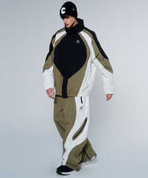 DOLL OUTERWEAR（ドラ アウターウェア）の「[DOLL x DUMDIDUM] 2425 アルタジャケット&パンツ ボードウェアセット KHAKI 男女共用（セットアップ）」