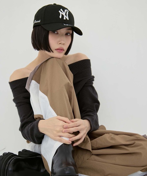BASICKS（ベイシックス）の「【BASICKS/ベーシックス】 Newera Yankees Cap BLACK/ニューエラヤンキースキャップ ブラック（キャップ・レディース・ブラック・FREE）」の13枚目の写真