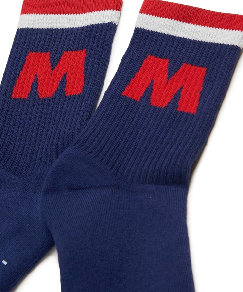 MARNI（マルニ）の「MARNI(マルニ)Kids & Junior ブランドロゴソックス（ソックス/靴下・キッズ・ネイビー・Ⅰ/Ⅱ）」の2枚目の写真