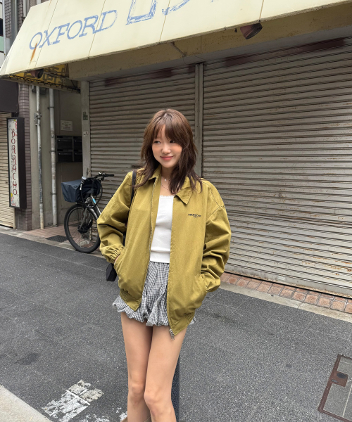 HOMEBODY THINGS(ホームバディ ティングズ)の「HOMEBODY BLOUSON JACKET (OLIVE)(ブルゾン・レディース・その他・FREE)」の5枚目の写真