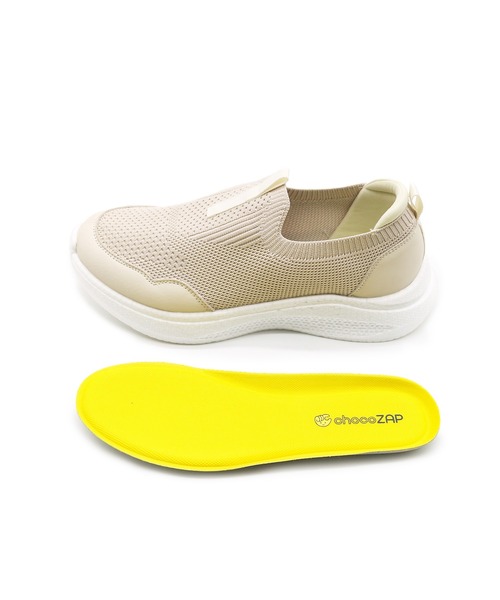 BETTY CLUB（ベティクラブ）の「chocoZAP (チョコザップ) 超軽量 スリッポンメッシュスニーカー（スニーカー・レディース・ブラック/ベージュ/ネイビー・22.5cm/23.0cm/23.5cm/24.0cm/24.5cm）」の6枚目の写真