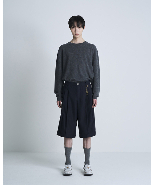 POKER FACE(ポーカーフェイス)の「FARASHA CASHMERE CREW NECK KNIT CHARCOAL(ニット/セーター・レディース・その他・50/46/48)」の4枚目の写真