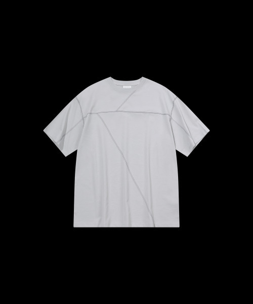 EPISODE UNTITLED(エピソードアンタイトルド)の「アウトティングステッチ半袖Tシャツライトグレー(Tシャツ/カットソー・レディース・その他・2/3)」の2枚目の写真