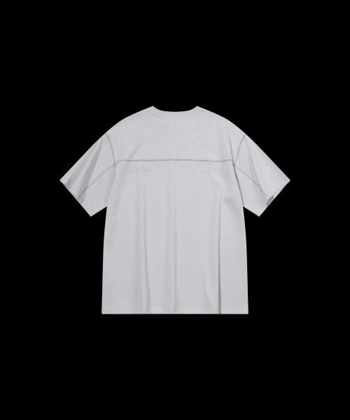 EPISODE UNTITLED(エピソードアンタイトルド)の「アウトティングステッチ半袖Tシャツライトグレー(Tシャツ/カットソー・レディース・その他・2/3)」の3枚目の写真