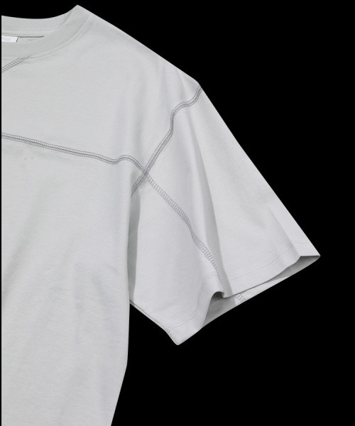 EPISODE UNTITLED(エピソードアンタイトルド)の「アウトティングステッチ半袖Tシャツライトグレー(Tシャツ/カットソー・レディース・その他・2/3)」の5枚目の写真