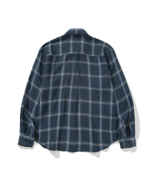 SIIIIDO(シド)の「DONOWITZ BLUE CHECK PURE LINEN SHIRT #1(シャツ/ブラウス・メンズ・その他・1/2/4/3)」の6枚目の写真