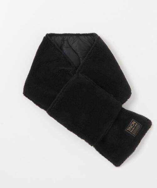 ITEMS URBANRESEARCH（アイテムズ アーバンリサーチ）の「TAION　Reversible Down Scarf（マフラー・メンズ・ブルー系その他/ベージュ系その他/オリーブ/ブラック/カモフラージュ・-）」の9枚目の写真