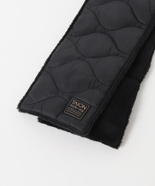 ITEMS URBANRESEARCH（アイテムズ アーバンリサーチ）の「TAION　Reversible Down Scarf（マフラー・メンズ・ブルー系その他/ベージュ系その他/オリーブ/ブラック/カモフラージュ・-）」の10枚目の写真