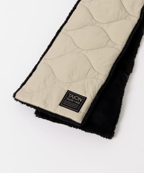 ITEMS URBANRESEARCH（アイテムズ アーバンリサーチ）の「TAION　Reversible Down Scarf（マフラー・メンズ・ブルー系その他/ベージュ系その他/オリーブ/ブラック/カモフラージュ・-）」の17枚目の写真