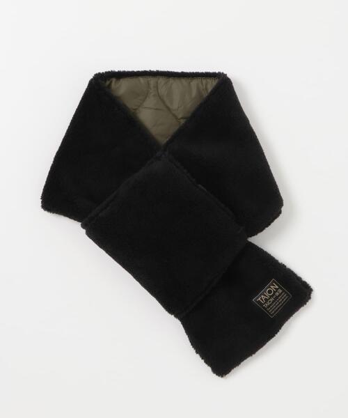 ITEMS URBANRESEARCH（アイテムズ アーバンリサーチ）の「TAION　Reversible Down Scarf（マフラー・メンズ・ブルー系その他/ベージュ系その他/オリーブ/ブラック/カモフラージュ・-）」の19枚目の写真