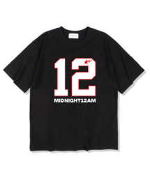 12ポインティング 半袖Tシャツ ブラック