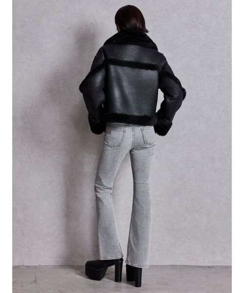 GYDA（ジェイダ）の「ハイウエストBASICフレアデニムパンツ（デニムパンツ・レディース・グレー/インディゴブルー/ライトブルー・X-SMALL/SMALL/MEDIUM）」の18枚目の写真