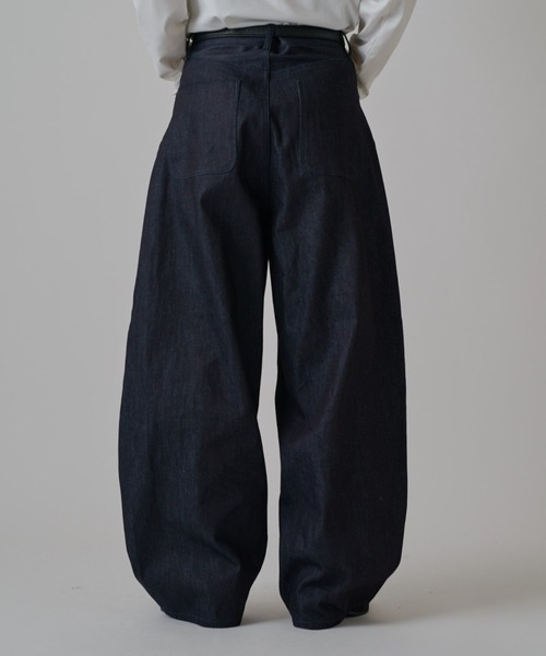 Lui's（ルイス）の「リジットタックバルーンデニムパンツ（デニムパンツ・メンズ・インディゴブルー/ブラック・30/32/34）」の21枚目の写真