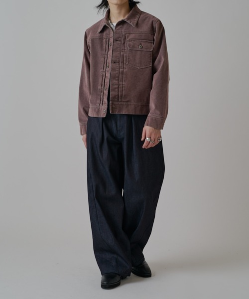 Lui's（ルイス）の「リジットタックバルーンデニムパンツ（デニムパンツ・メンズ・インディゴブルー/ブラック・30/32/34）」の15枚目の写真