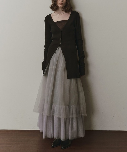 LA BELLE ETUDE(ラベルエチュード)の「Bella (ボリュームチュールスカート)(スカート・レディース・ブラック/イエロー/ライトグレー・0/1)」の5枚目の写真