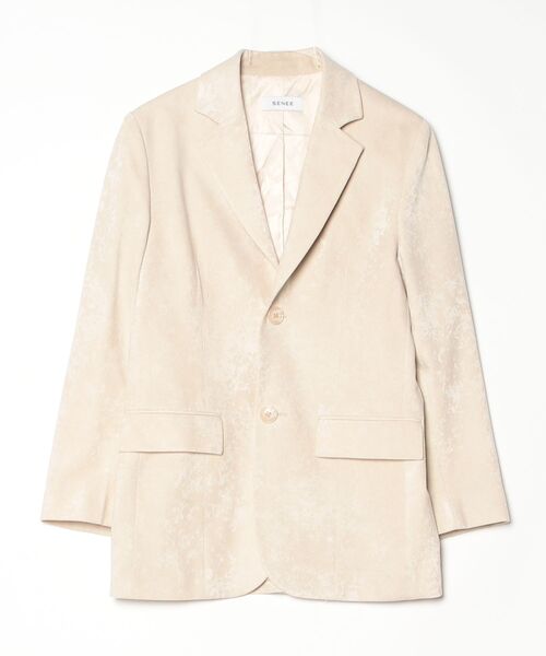 SENEE ダブルテーラードジャケット ベージュ double tailored jacket（ダブルテーラードジャケット）（テーラード