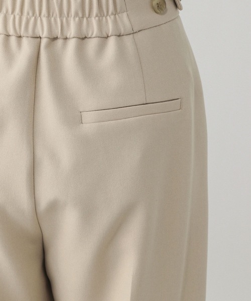 GLOBAL WORK(グローバルワーク)の「お手入れラクラクセットアップ/ストレートパンツ/611219(その他パンツ・レディース・ネイビー/ブラウン/チャコールグレー/ライトベージュ・LARGE/MEDIUM/SMALL)」の9枚目の写真