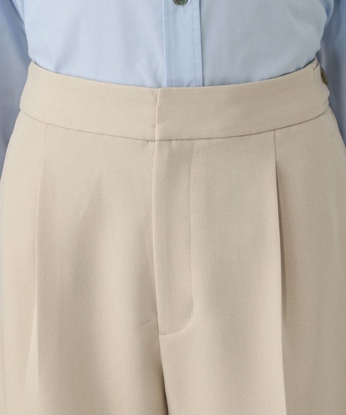 GLOBAL WORK(グローバルワーク)の「お手入れラクラクセットアップ/ストレートパンツ/611219(その他パンツ・レディース・ネイビー/ブラウン/チャコールグレー/ライトベージュ・LARGE/MEDIUM/SMALL)」の6枚目の写真