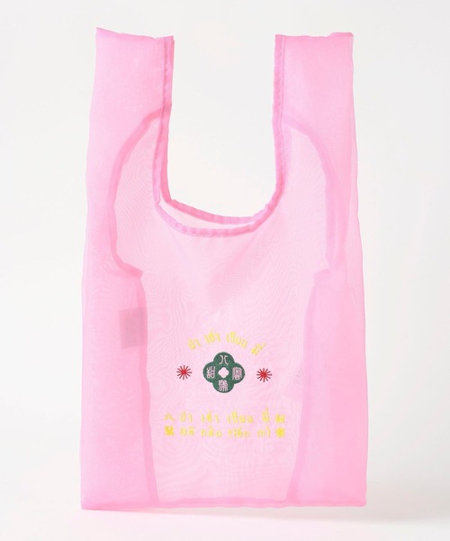 niko and...（ニコアンド）の「【バー・ハオ・ティアン・ミー】コラボ　オーガンジーバッグ（エコバッグ/サブバッグ・レディース・イエロー/ピンク・0）」の8枚目の写真