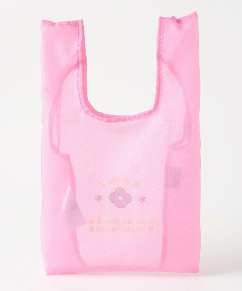 niko and...（ニコアンド）の「【バー・ハオ・ティアン・ミー】コラボ　オーガンジーバッグ（エコバッグ/サブバッグ・レディース・イエロー/ピンク・0）」の10枚目の写真