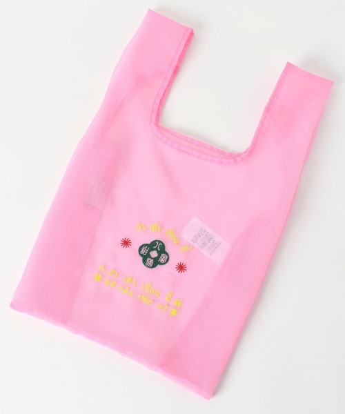 niko and...（ニコアンド）の「【バー・ハオ・ティアン・ミー】コラボ　オーガンジーバッグ（エコバッグ/サブバッグ・レディース・イエロー/ピンク・0）」の12枚目の写真