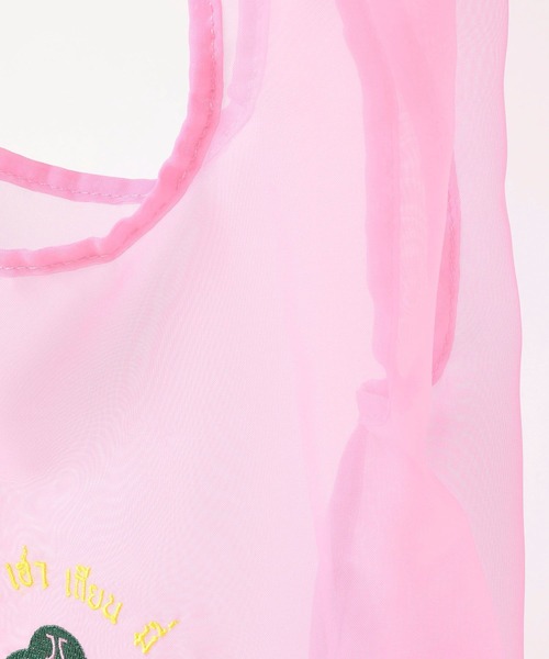 niko and...（ニコアンド）の「【バー・ハオ・ティアン・ミー】コラボ　オーガンジーバッグ（エコバッグ/サブバッグ・レディース・イエロー/ピンク・0）」の14枚目の写真