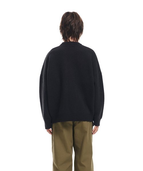 ADDOFF(アドオフ)の「LETTERING KNIT SWEATER BLACK(ニット/セーター・レディース・その他・LARGE/MEDIUM/SMALL)」の12枚目の写真