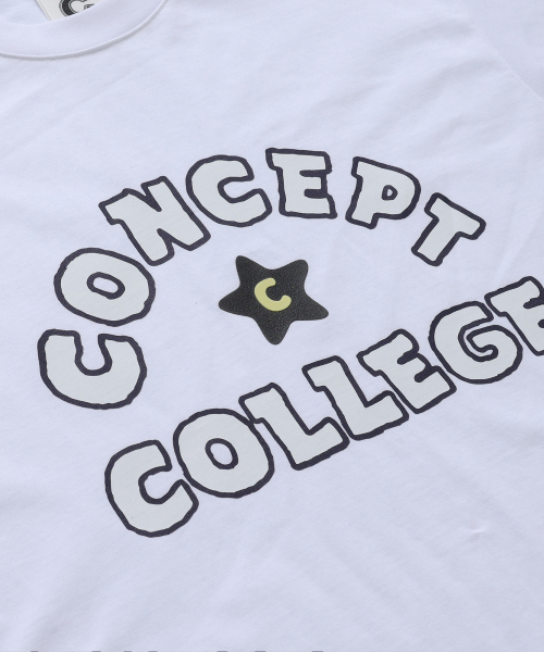 CONCEPTCOLLEGE（コンセプトカレッジ）の「コンセプトカレッジハンドロゴホワイト半袖Tシャツ[男女共用]（Tシャツ/カットソー・レディース・その他・LARGE/MEDIUM/X-LARGE）」の2枚目の写真