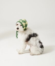 AOPT（アオプト）の「DIAMOND BABY ALPACA BONNET - GREEN（ペットウェア）」