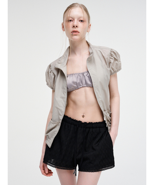 ETMON(エトモン)の「Lace Banding Short Pants Black(その他パンツ・レディース・その他・FREE)」の1枚目の写真
