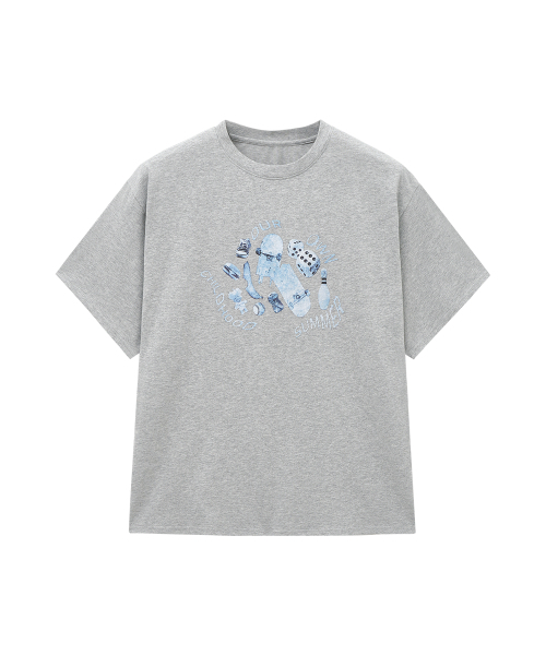 Big Unionの「チャイルドフードグラフィックTシャツ(グレー)(Tシャツ/カットソー・メンズ・その他・S/M/L)」の2枚目の写真