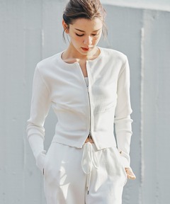 カットソー(長袖/七分) AMERI 2WAY BIB LAYERED TOP セール】2WAY BIB LAYERED TOP（Tシャツ/カットソー）｜Ameri（アメリ