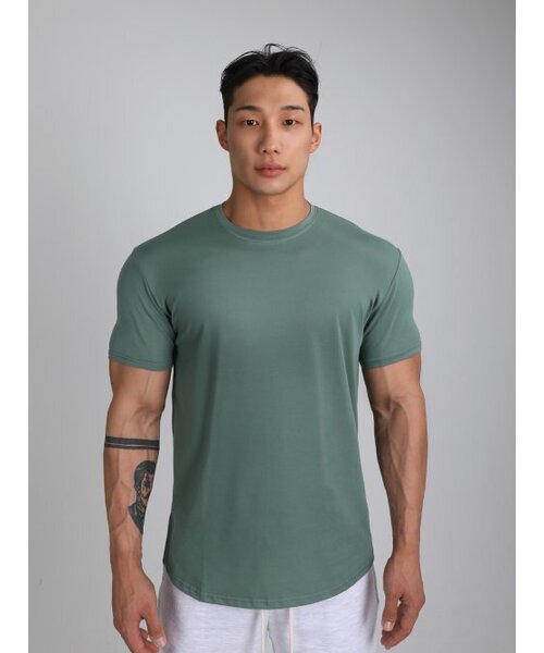 RVD(アールブイディー)の「無地クーリングピママッスルフィット半袖Tシャツ(ライトグリーン)(Tシャツ/カットソー・メンズ・その他・L/2XL)」の2枚目の写真