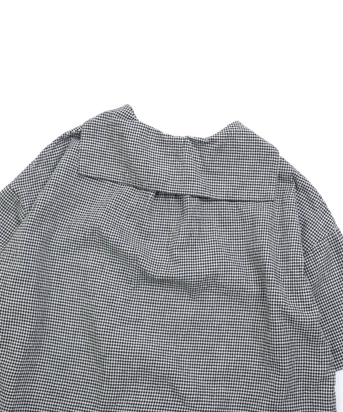 prit（プリット）の「[prit] 綿麻平織 5分袖セーラーカラープルオーバー（シャツ/ブラウス・レディース・ブラック系その他/グリーン系その他/ブラック・FREE）」の22枚目の写真