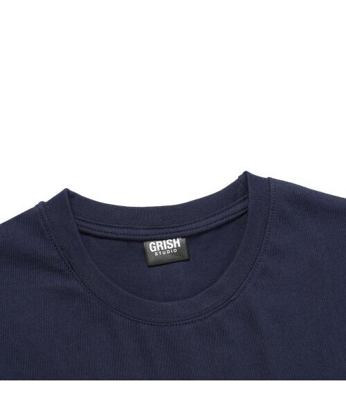 GRISH(グリッシュ)の「セリフロゴTシャツ ネイビー(Tシャツ/カットソー・メンズ・その他・M/L)」の3枚目の写真