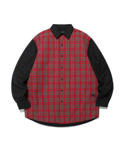 NICE GHOST CLUB(ナイスゴーストクラブ)の「FFATS CHECK SHIRTS JACKET_BLACK(NG2EFUJ202A)(その他アウター・レディース・ブラック・S/M/L)」の1枚目の写真