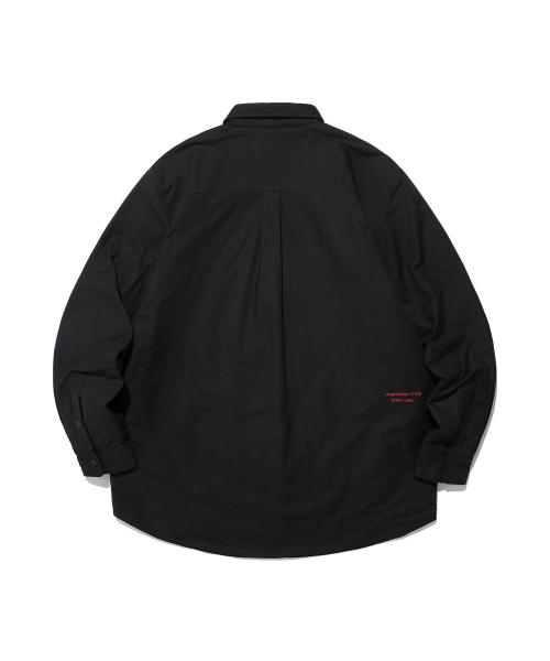 NICE GHOST CLUB(ナイスゴーストクラブ)の「FFATS CHECK SHIRTS JACKET_BLACK(NG2EFUJ202A)(その他アウター・レディース・ブラック・S/M/L)」の2枚目の写真