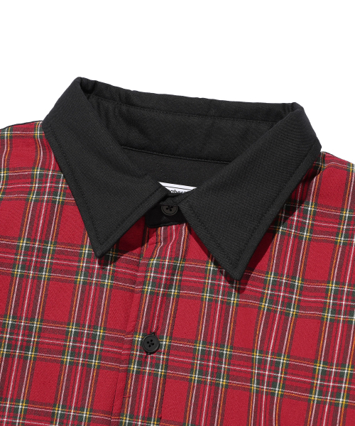 NICE GHOST CLUB(ナイスゴーストクラブ)の「FFATS CHECK SHIRTS JACKET_BLACK(NG2EFUJ202A)(その他アウター・レディース・ブラック・S/M/L)」の3枚目の写真