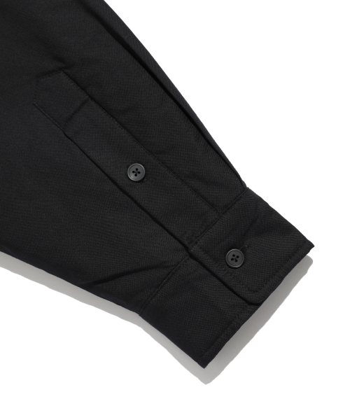 NICE GHOST CLUB(ナイスゴーストクラブ)の「FFATS CHECK SHIRTS JACKET_BLACK(NG2EFUJ202A)(その他アウター・レディース・ブラック・S/M/L)」の5枚目の写真