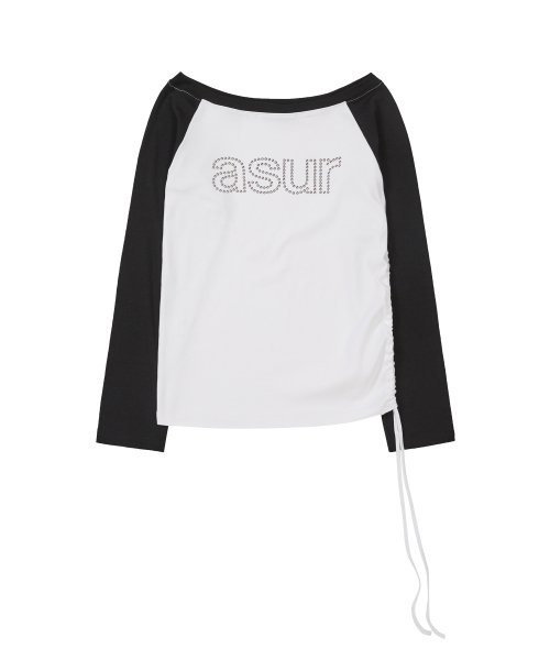 as you are(アズユーアー)の「AU ボートネックシャーリングロングスリーブホワイト(Tシャツ/カットソー・レディース・その他・OS)」の4枚目の写真
