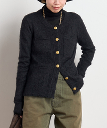 R13（アールサーティーン）の「*【R13/アールサーティーン】ELONGATED SHRUNKEN CREWNECK CARDIGAN（カーディガン/ボレロ）」