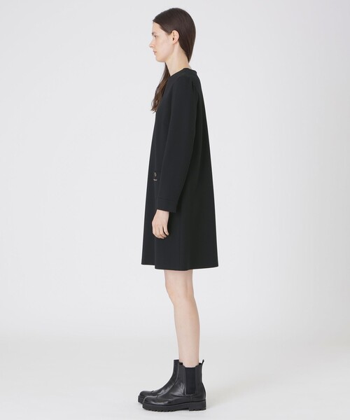 BLUE LABEL CRESTBRIDGE(ブルーレーベルクレストブリッジ)の「【限定カラーあり】アモーレポンチワンピース(ワンピース・レディース・ダークネイビー/ブラック・38/40/36)」の3枚目の写真