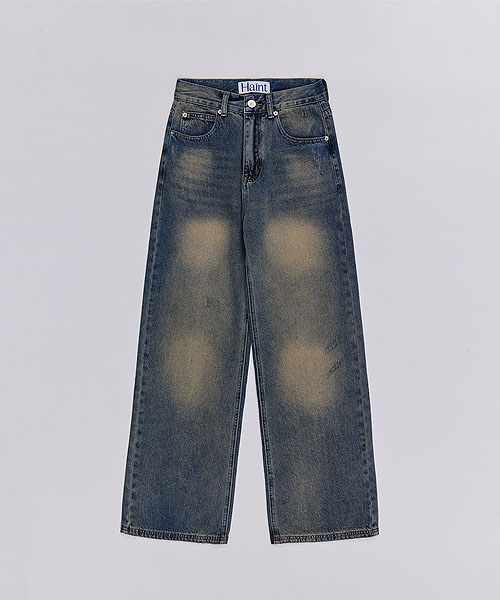 HAINT(ヘイント)の「MARY STRAIGHT WIDE DENIM(デニムパンツ・レディース・その他・S)」の2枚目の写真