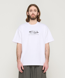 サークルロゴオーバー半袖Tシャツ(ホワイト)